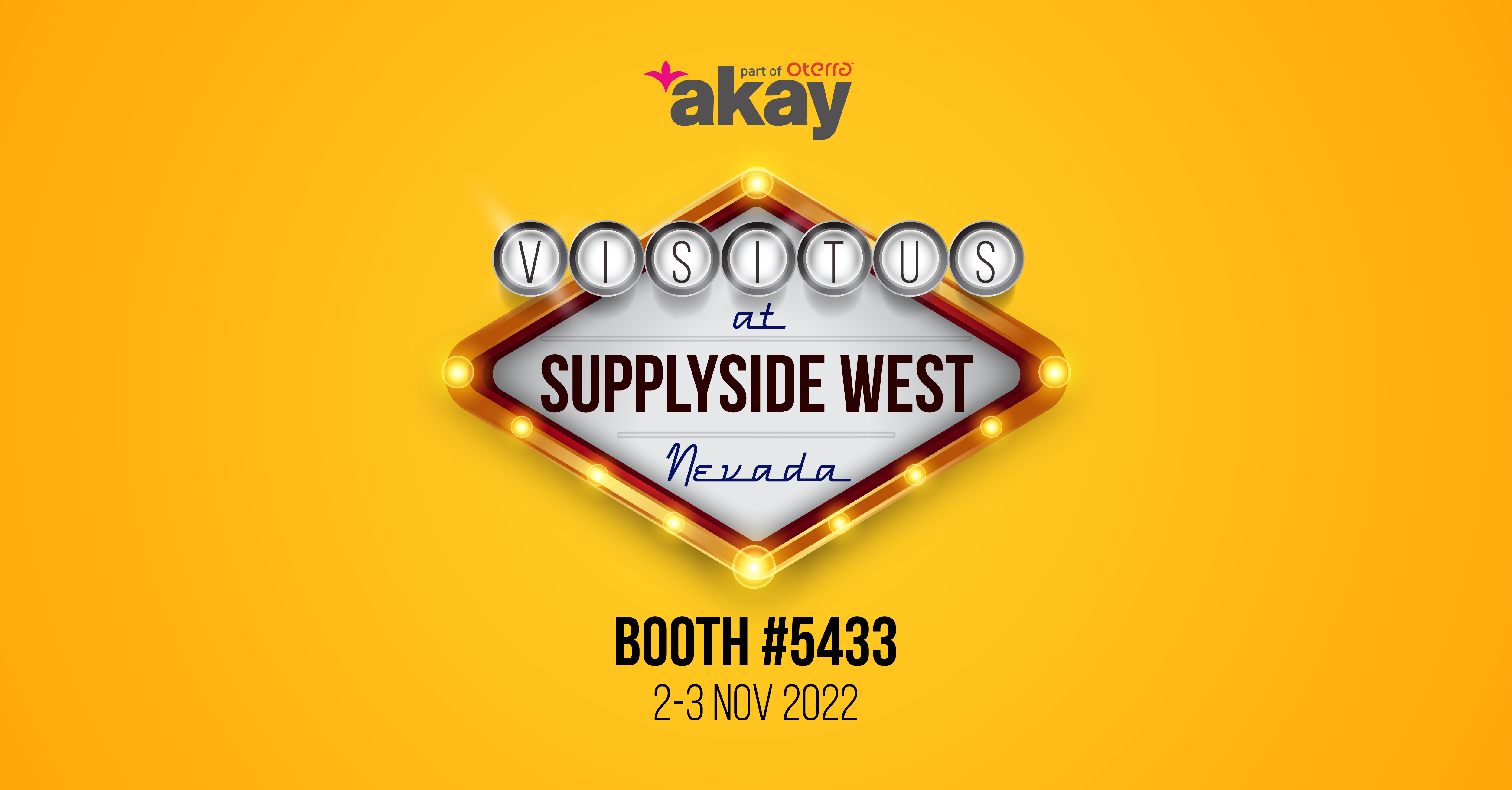 SupplySide West 2022 SupplySide West 2022 registration Oterra